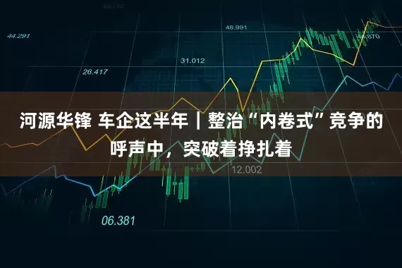 河源华锋 车企这半年|整治“内卷式”竞争的呼声中,突破着挣扎着